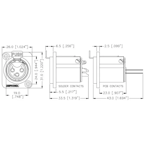 AMPHENOL AC3FDZ AMPHENOL AC3FDZ