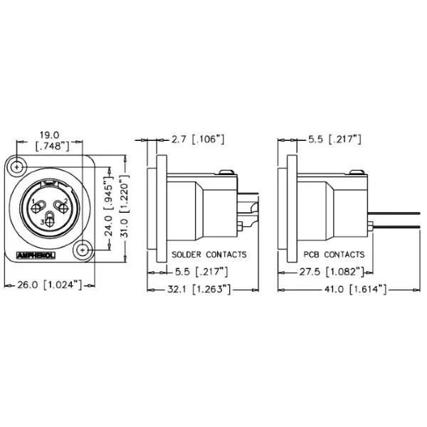 AMPHENOL AC3MDZ AMPHENOL AC3MDZ