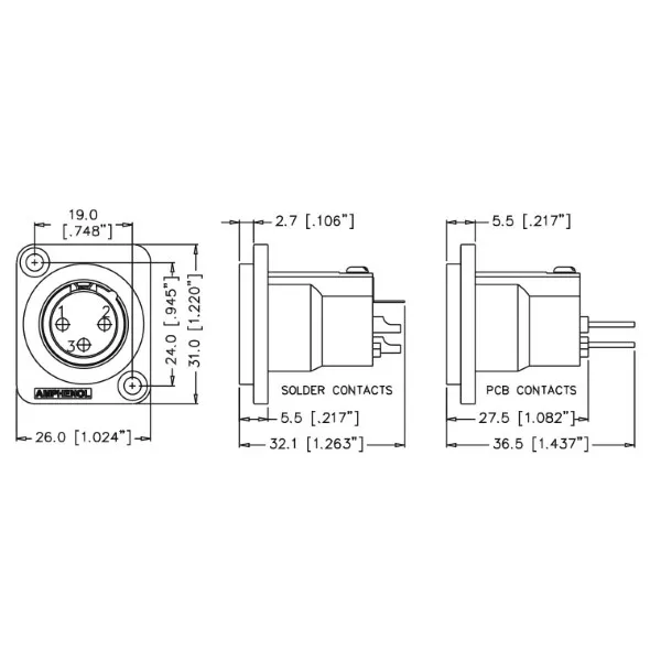 AMPHENOL AC3MMDZ AMPHENOL AC3MMDZ