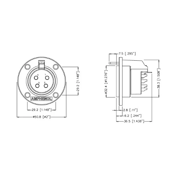 AMPHENOL AP-4-13 AMPHENOL AP-4-13