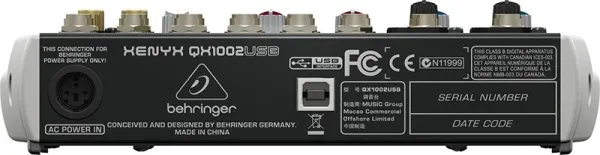 BEHRINGER QX1002USB BEHRINGER QX1002USB
