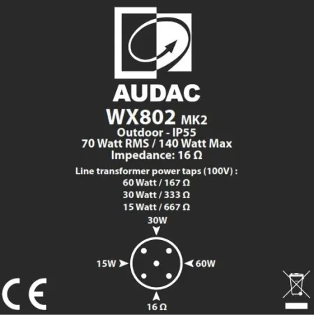 Купить AUDAC WX802MK2/OB по выгодной цене в Нижнем Новгороде