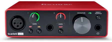 Купить FOCUSRITE Scarlett Solo 3rd gen по выгодной цене в Нижнем Новгороде