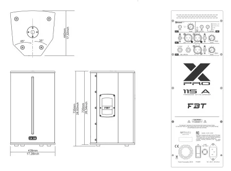 Купить FBT X-PRO 115A по выгодной цене в Нижнем Новгороде
