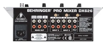 BEHRINGER DX626 BEHRINGER DX626
