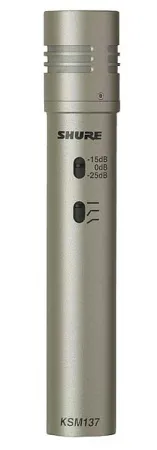 Купить SHURE KSM137/SL по выгодной цене в Нижнем Новгороде