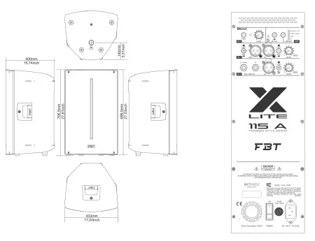 Купить FBT X-LITE 115A по выгодной цене в Нижнем Новгороде