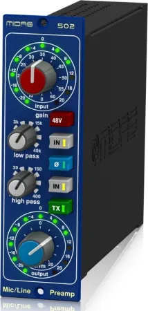 Купить MIDAS MICROPHONE PREAMPLIFIER 502 V2 по выгодной цене в Нижнем Новгороде