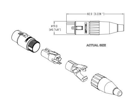 Купить AMPHENOL AC3F по выгодной цене в Нижнем Новгороде