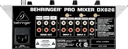 BEHRINGER DX626 BEHRINGER DX626