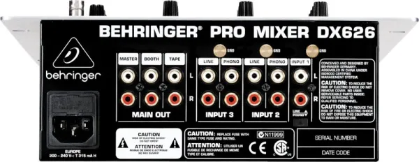 BEHRINGER DX626 BEHRINGER DX626