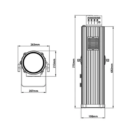 Купить JEG 1543 LED FOLLOW SPOT 350 по выгодной цене в Нижнем Новгороде