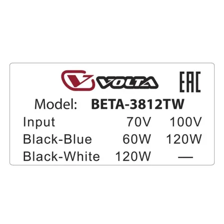 Купить VOLTA BETA-3812T по выгодной цене в Нижнем Новгороде