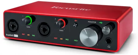 Купить FOCUSRITE Scarlett 4i4 3rd Gen по выгодной цене в Нижнем Новгороде