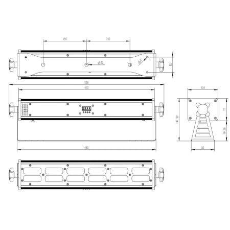 Купить Dialighting Led bar 36x4 по выгодной цене в Нижнем Новгороде